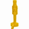 Clearance 10 in. HGTV Home Collection Nutcracker Stocking Holder, Yellow Decorative Accents