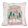 Sale 18 in. HGTV Home Collection Snow Globe Christmas Pillow Pillows & Throws