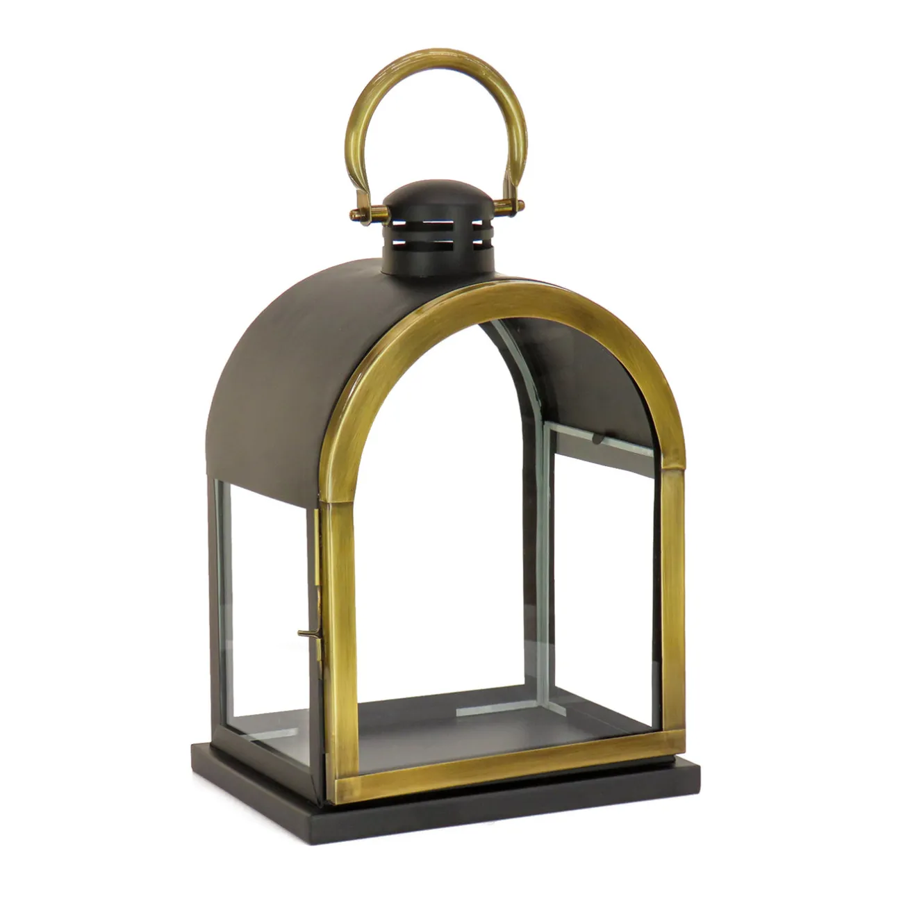 Clearance 18 in. HGTV Home Collection Antique Bronze Dome Lantern, Small Decorative Accents