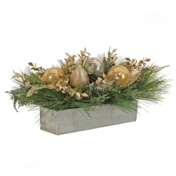 Online 11 in. HGTV Home Collection Champagne Wishes Arrangement Centerpieces
