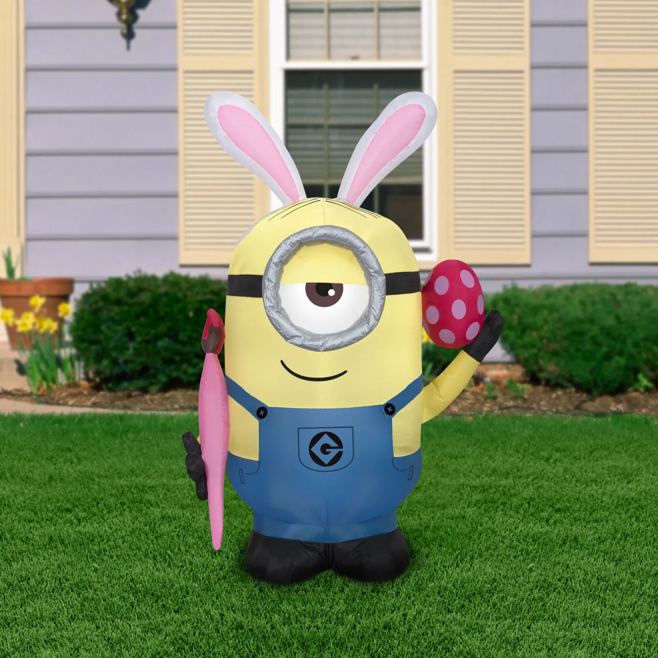 Sale 48 in. Inflatable Easter Despicable Me Minion Decoration Inflatable Decorations