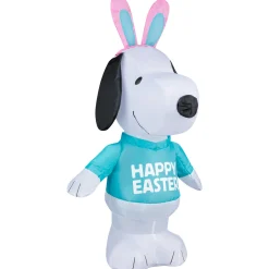 Online 19 in. Inflatable Easter Snoopy Decoration Inflatable Decorations
