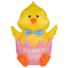New 20 in. Inflatable Waving Chick Easter Decoration Inflatable Decorations