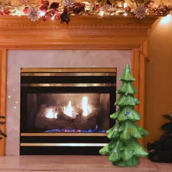 Best 32 in. Lighted Christmas Tree Decorative Accents