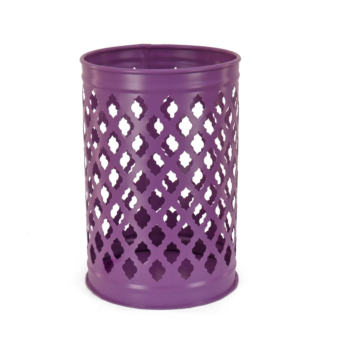 Clearance 12 in. Modern Design and Finish Dusty Lavender Outdoor Lantern Candleholder Outdoor Lighting