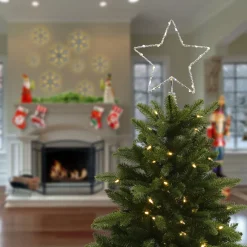 Online 13.5 in. Open Star Tree Top for Artificial Trees with Dual Color Lights Tree Toppers