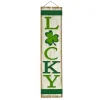 Hot 48 in. Patrick's Day Lucky Wooden Sign Porch Decoration St. Patrick's Day