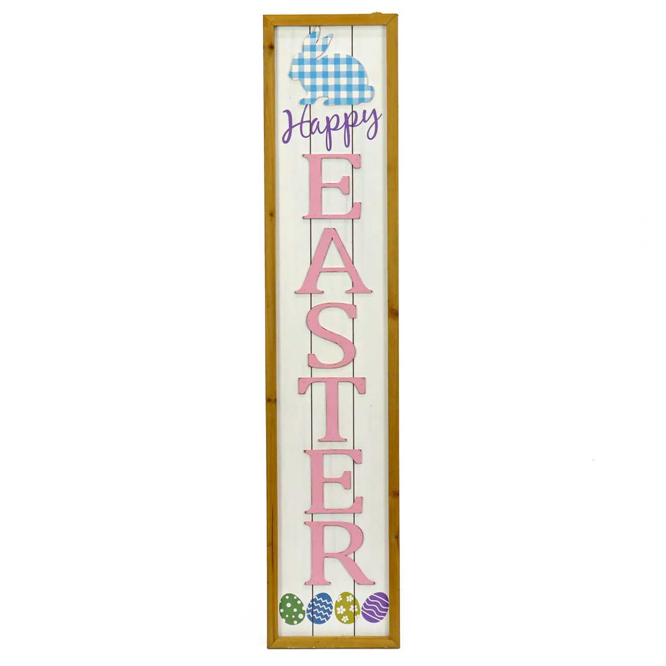 Clearance 43 in. Pink Easter Sign Porch Decoration Outdoor Decorations