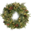 Sale 30 in. Pre-Lit Colonial Fir Wreath with Clear Lights Pre-Lit Christmas Wreaths|25-36 Inch Christmas Wreaths
