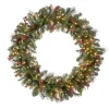 Best 36 in. Pre-Lit Crestwood Spruce Wreath with Clear Lights Pre-Lit Christmas Wreaths|25-36 Inch Christmas Wreaths