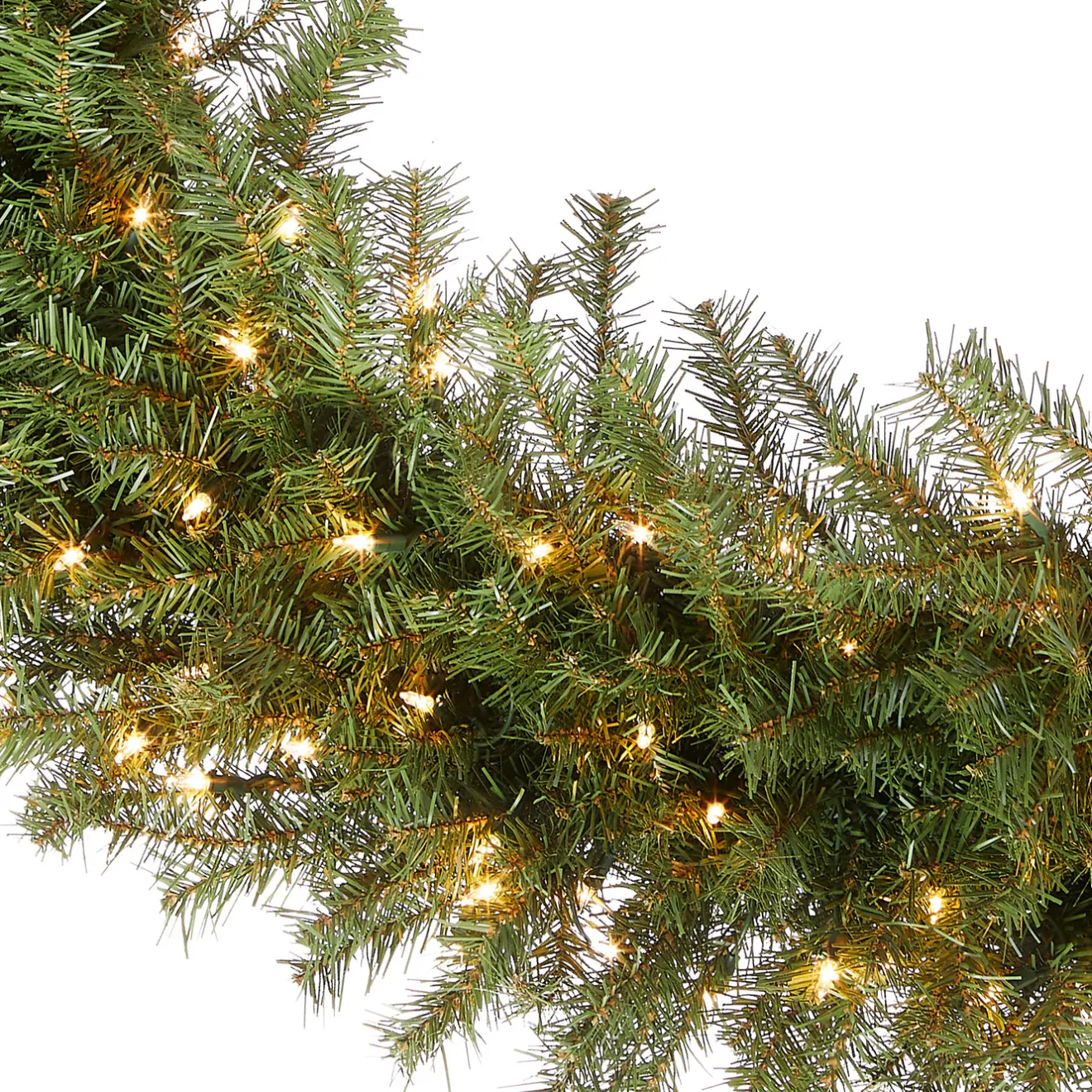 Best 48 in. Pre-Lit Norwood Fir Wreath with Clear Lights Pre-Lit Christmas Wreaths|37-60 Inch Christmas Wreaths