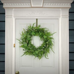 26 in. Spring Wreath with Mixed Leaves and Greenery? Wreaths