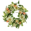 Discount 22 in. Spring Wreath with Tulip, Poppy, and Buttercup Blooms Wreaths