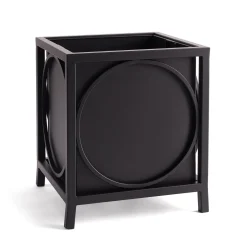 Best 23 in. St. Remy Planter, Black Color Outdoor Decor