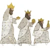 Online 42 in. Three Wisemen with LED Lights Yard Decorations