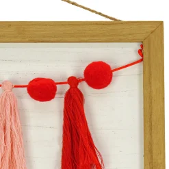 Outlet 13 in. Valentine's 'Follow Your Heart' Hanging Wall Decoration Decorations