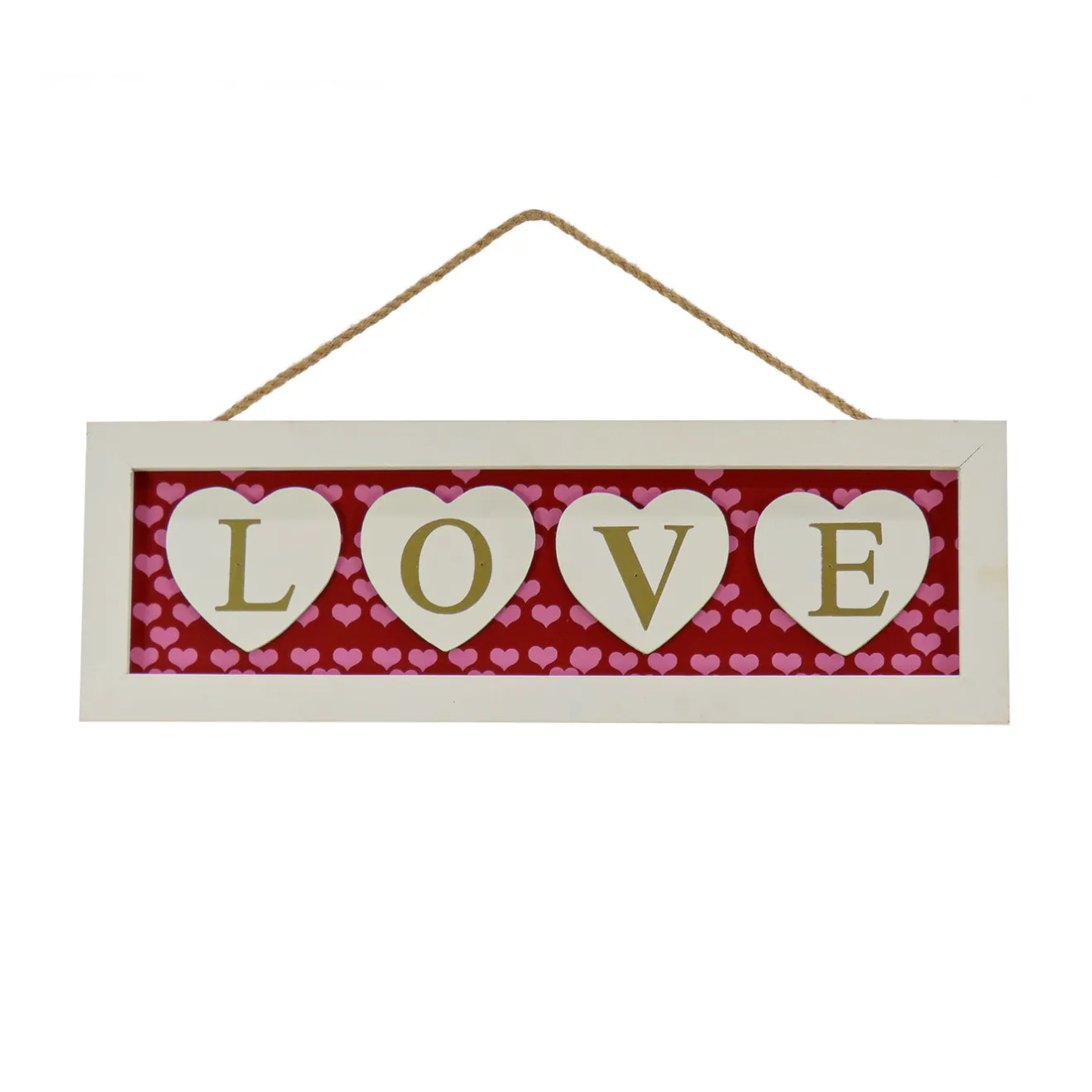 16 in. Valentine's 'LOVE' Hanging Wall Decoration Decorations