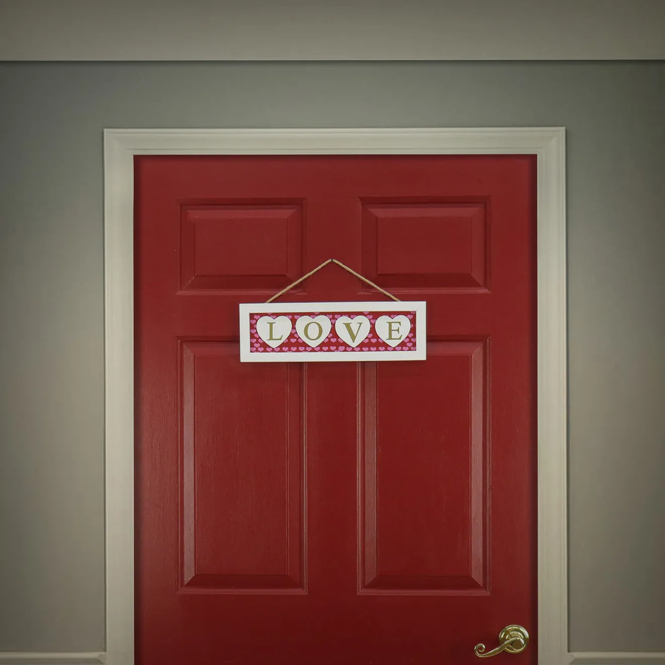 16 in. Valentine's 'LOVE' Hanging Wall Decoration Decorations