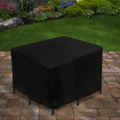 Outlet 56 in. Waterproof Patio Furniture Cover with Rope and Metal Buckles Outdoor Decor