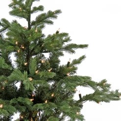Outlet 9ft. Pre-Lit Decorator Tree with PowerConnect Clear Lights Pre-Lit|Full