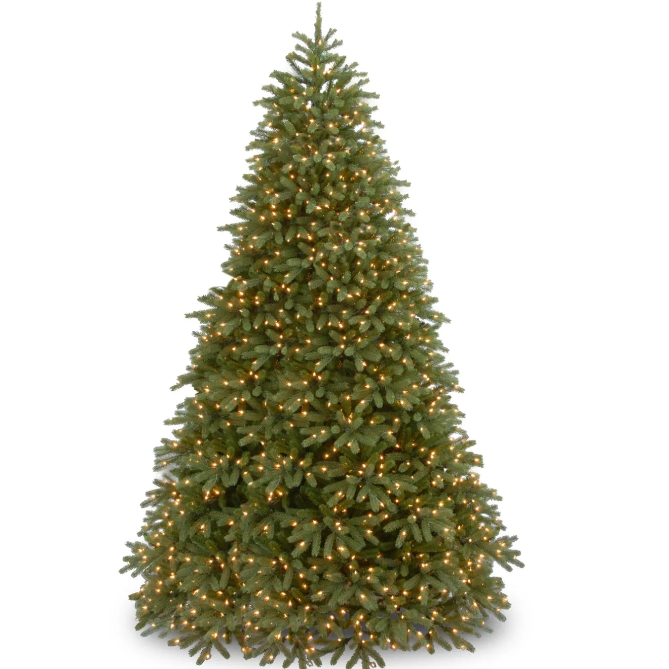 9ft. Pre-Lit Jersey Fraser Fir Tree with Clear Lights Full|Pre-Lit