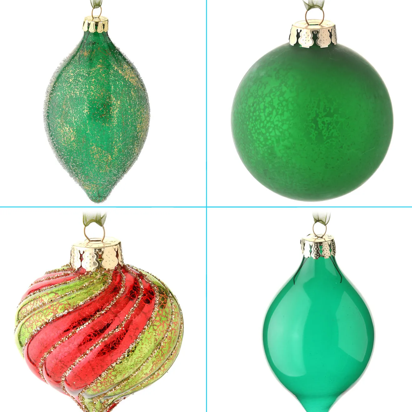 Online 20-Piece Christmas Tree Ornament Set, Rural Homestead Collection Tree Ornaments