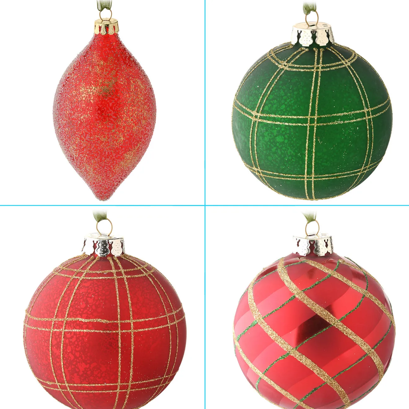 Online 20-Piece Christmas Tree Ornament Set, Rural Homestead Collection Tree Ornaments