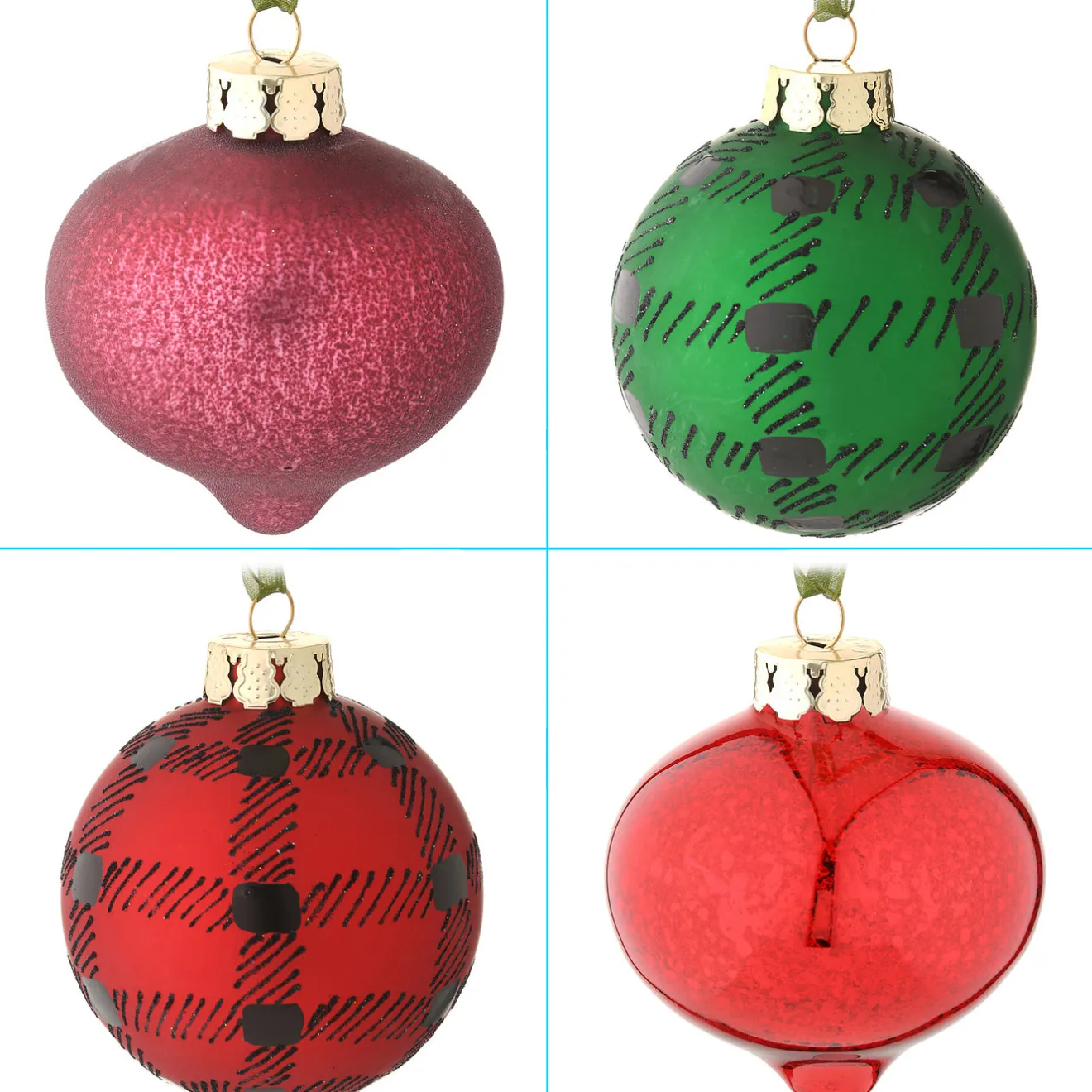 Online 20-Piece Christmas Tree Ornament Set, Rural Homestead Collection Tree Ornaments