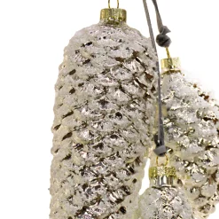 Discount 2-Piece HGTV Home Collection Pinecone Cluster Ornaments Tree Ornaments
