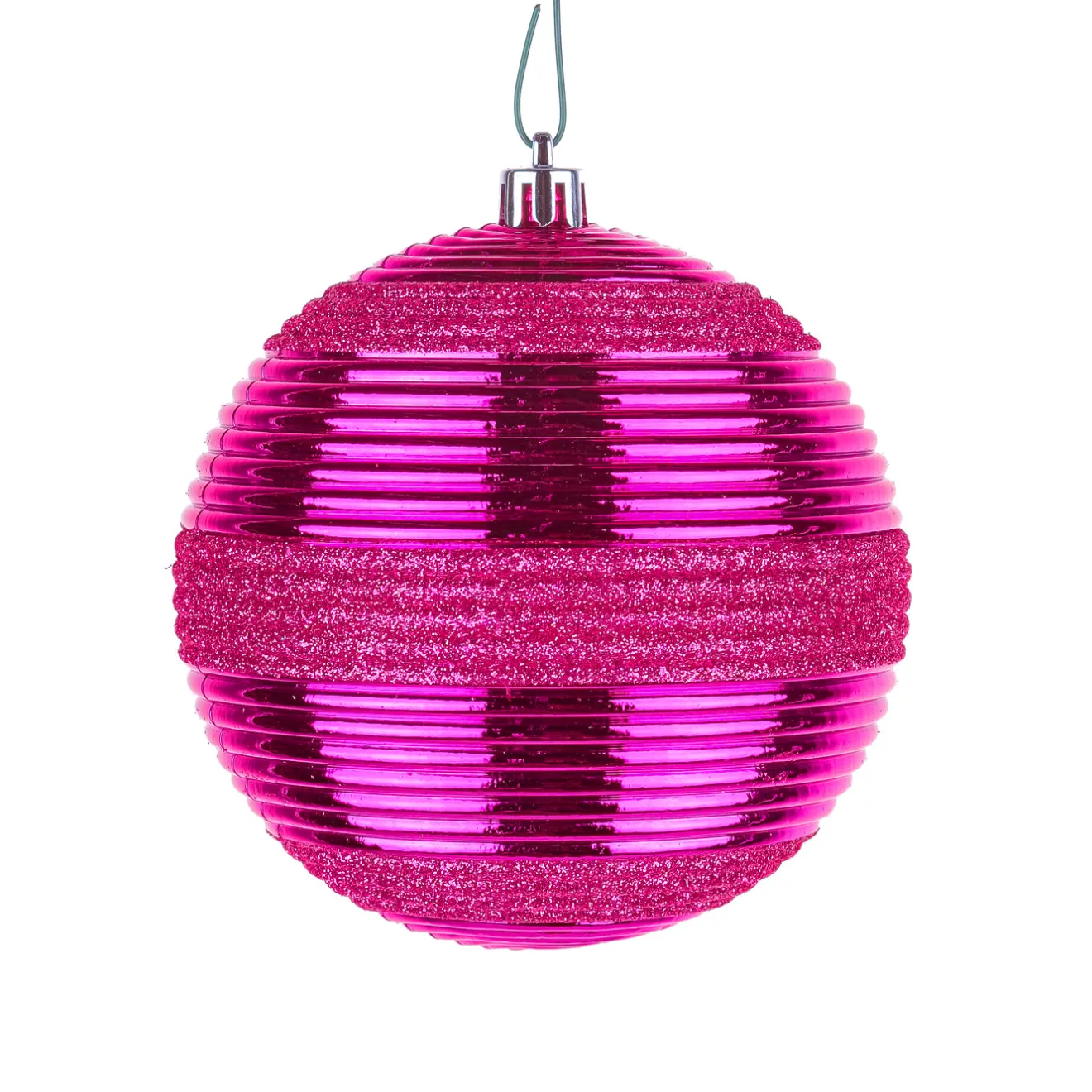 Clearance 4-Piece Shatterproof Swirling Pink Ornaments Tree Ornaments