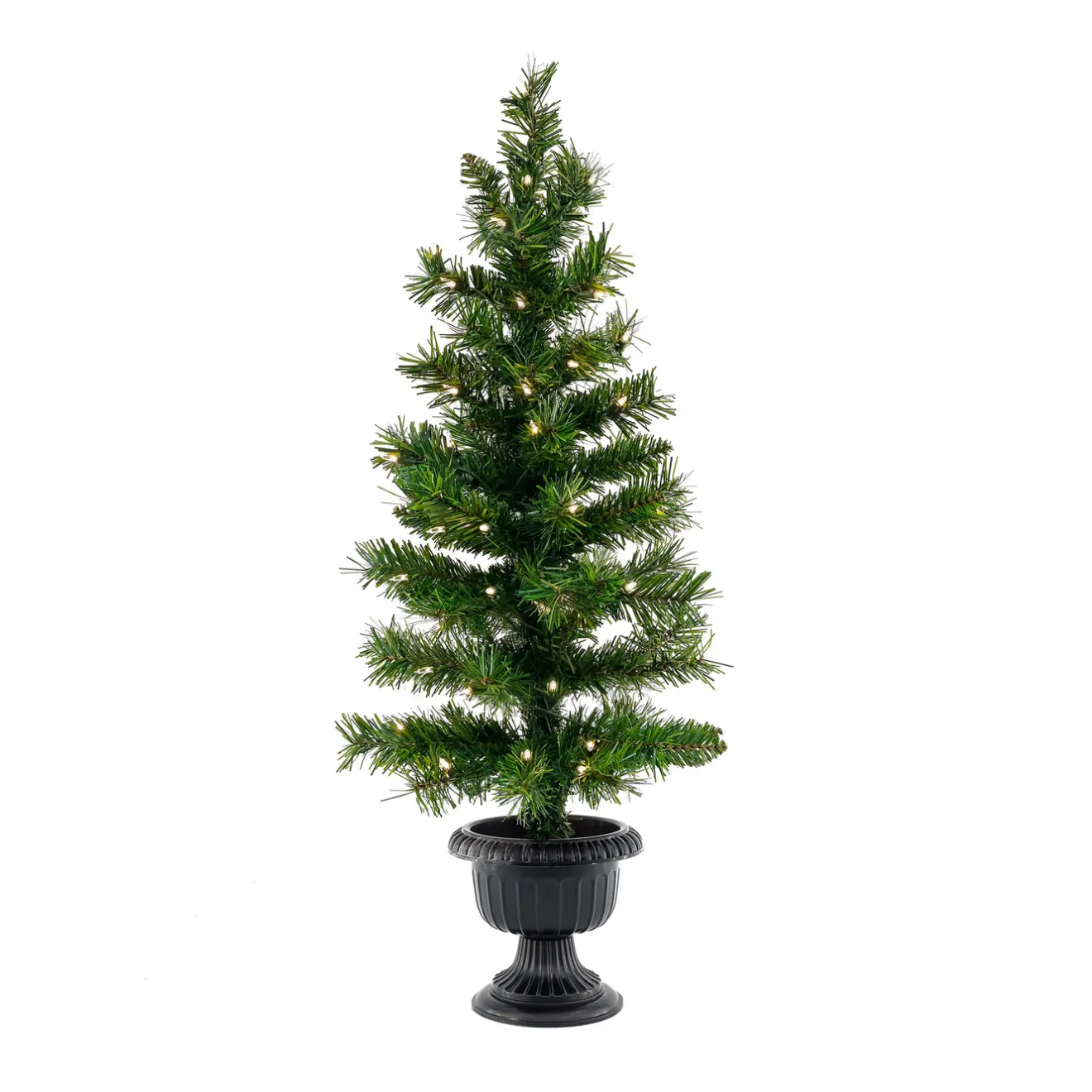 Online Pre-Lit Warm Welcome Assortment Set of 2 Entrance Trees, 1 Wreath Assortment Bundles