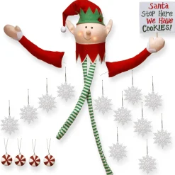 Outlet Santa’s Elf Kit Tree Decorating Kit Decorative Accents