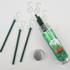 Discount Scented Ornaments, 2 Pack- 6ct Bottle, White Winter Fir, Fragrance-Infused Paper Sticks Scentsicles