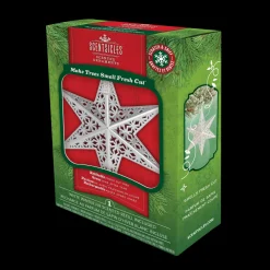 Scentsicles Decorative Ornament, Metal White Star, White Winter Fir with Refill Scentsicles