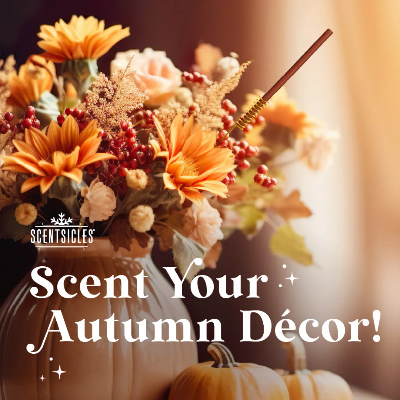 Clearance Scentsicles, 6pc Stick, Autumn 'n Apples & Pumpkin 'n Cider- 2 Pack Scentsicles