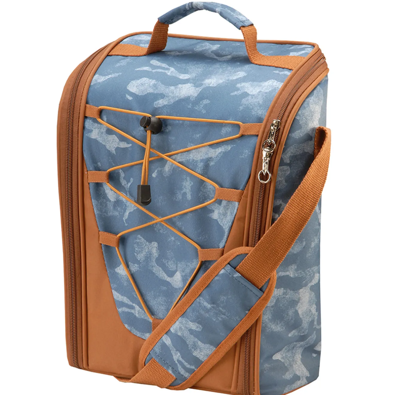 Clearance 9.5x4.5x13 in. 2 Bottle Wine Tote Bag Camping Accessories