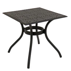 Sale 32x32x30 in. Bourton Small Space Cast Aluminum Straight Mesh All-Weather Dining Table, Seats 4, Bourton Collection Patio Furniture